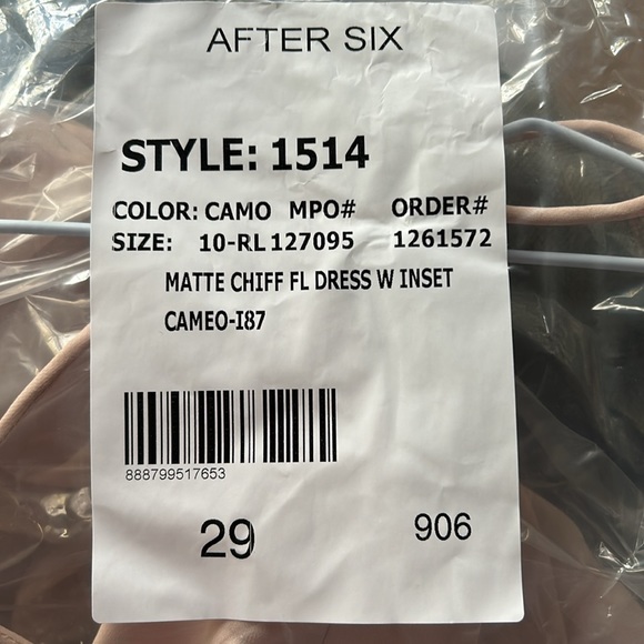 PLEATED SKIRT CREPE MAXI DRESS WITH POCKETS - Picture 5 of 5